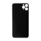 Glass Back For iPhone 11 Pro Max Plain in Black