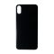 Glass Back For iPhone X Plain in Black