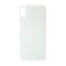 Glass Back For iPhone XS Max Plain in White