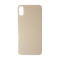 Glass Back For iPhone XS Plain in Gold