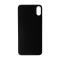 Glass Back For iPhone XS Max Plain in Black