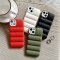 For iPhone 13 Pro Max Red Puffer Down Jacket Phone Case