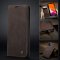 Flip Case For iPhone 13 Wallet in Brown Handmade Leather Magnetic Folio Flip