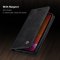 Flip Case For iPhone 13 Mini Wallet in Black Handmade Leather Magnetic Flip