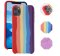 Case For iPhone 13 Pro Max Gay Pride Rainbow Multicoloured Silicone