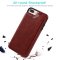 Case For iPhone 14 Pro 15 Pro in Brown Flip Leather Multi Card Holder