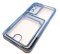 Case For Samsung S23 Plus Clear View Card Holder Gel With Styled Edge Blue