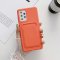 Case For Samsung A22 5G With Card Holder in Pink Citrus