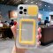 Case For iPhone 13 Mini in Yellow With Camera Lens Protection