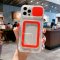 Case Soft TPU For iPhone 13 Pro in Red With Camera Lens Protection