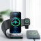 Wireless Charging For iPhone Watch and Pods Desktop Stand 3 in 1 Black