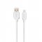 Budi Cable For iPhone 1m Data Charging White