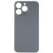 Glass Back For iPhone 13 Pro Plain in Black