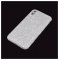 Back Protector For iPhone 8 Silver Glitter Bling Rear Protector