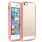 Case For iPhone 6 Plus 6s Plus Clear Silicone With Rose Gold Edge