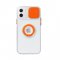 Case For iPhone 12 in Orange With Camera Lens Protection Cover Soft TPU