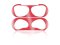 Case For Apple Airpod 3 Metal Dust Proof Guard Seal Protection Sticker in Red