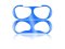 Case For Apple Airpod 3 Metal Dust Proof Guard Seal Protection Sticker in Blue