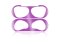 Case For Apple Airpod 3 Metal Dust Proof Guard Seal Protection Sticker in Purple