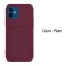 Case For iPhone 13 With Silicone Card Holder Plum