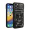 Case For iPhone 13 Pro in Black Hybrid Armoured Cover Shockproof