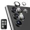 Camera Protectors For Samsung S22 Ultra Set of 5 Black