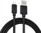 Type C Braided Cable Tough Fast Charge Data Sync Black 1M