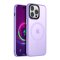 Case For iPhone 14pm 15pm Lilac Smart Charging Silicone Case