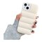 Case For iPhone 13 Pro Max Cream Puffer Down Jacket