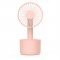Portable Rechargeable Daisy Fan with 3 Speeds Pink