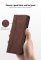 Flip Case For iPhone 15 Pro Max Leather Multi Card Holder Case Stand in Brown