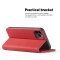 Flip Case For iPhone 15 Plus Leather Multi Card Holder Phone Case Stand in Red