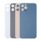 Glass Back For iPhone 13 Pro Max Plain in Blue