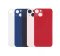 Glass Back For iPhone 13 Plain In Blue