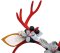 Reindeer Antlers Headband for Christmas Festive Red