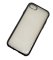 Case For iPhone 6 Plus 6s Plus Clear Silicone With Black Edge
