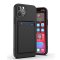 Case For iPhone 14 Pro 15 Pro Silicone Card Holder Protection in Black