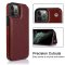 Case For iPhone 14 Pro 15 Pro in Black Flip Leather Multi Card Holder