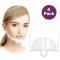Reusable Mouth Shield Cover Transparent Anti Fog Pack of 4