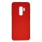 Case For Samsung S9 Plus in Red Smooth Liquid Silicone