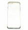 Case For iPhone 6s Plus Clear With Gold Trim and Gold Buttons