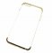 Case For iPhone 6s Plus Clear With Gold Trim and Gold Buttons