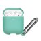 Case For Apple Airpods With Hanger And Hole For LED Coast Blue