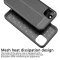 Case For iPhone 11 Pro Black Slimline Low Profile PU Leather Look