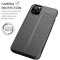 Case For iPhone 11 Pro Black Slimline Low Profile PU Leather Look
