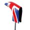 UK Flag PU Leather Putter Head Cover Protector