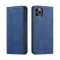 Flip Case For iPhone 15 Leather Multi Card Holder Phone Case Stand in Blue